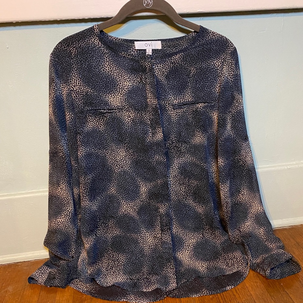 Sheer print shirt by Ovi